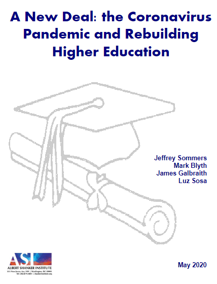 a New Deal: The Coronavirus Pandemic and Rebuilding Higher Education