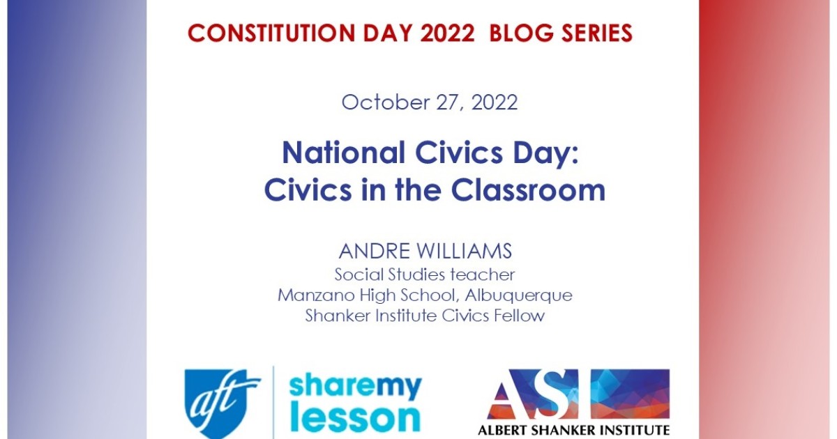 National Civics Day: Civics in the Classroom